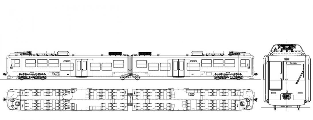 Typenskizze neuer Gelenktriebwagen Bhe 4 6_Rigi Bahnen_4 19