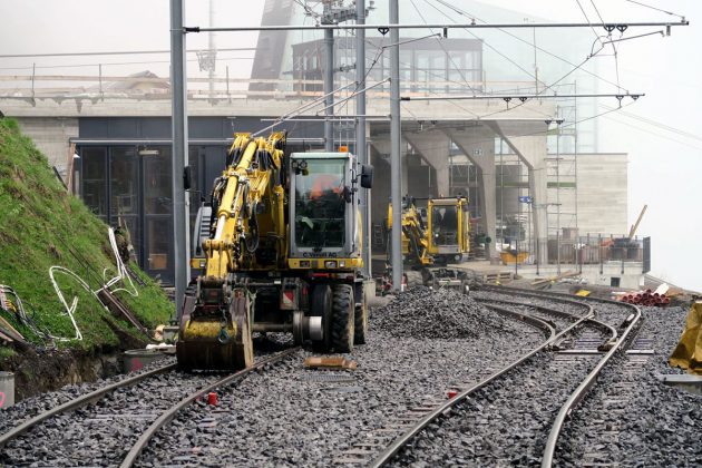 Arbeiten Station_Gruetschalp_Jungfraubahnen Management_2021