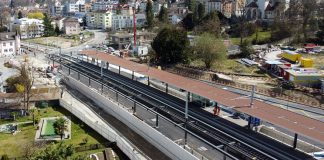 Drohnenfoto Bahnhof Rorschach Stadt_SBB CFF FFS_2021