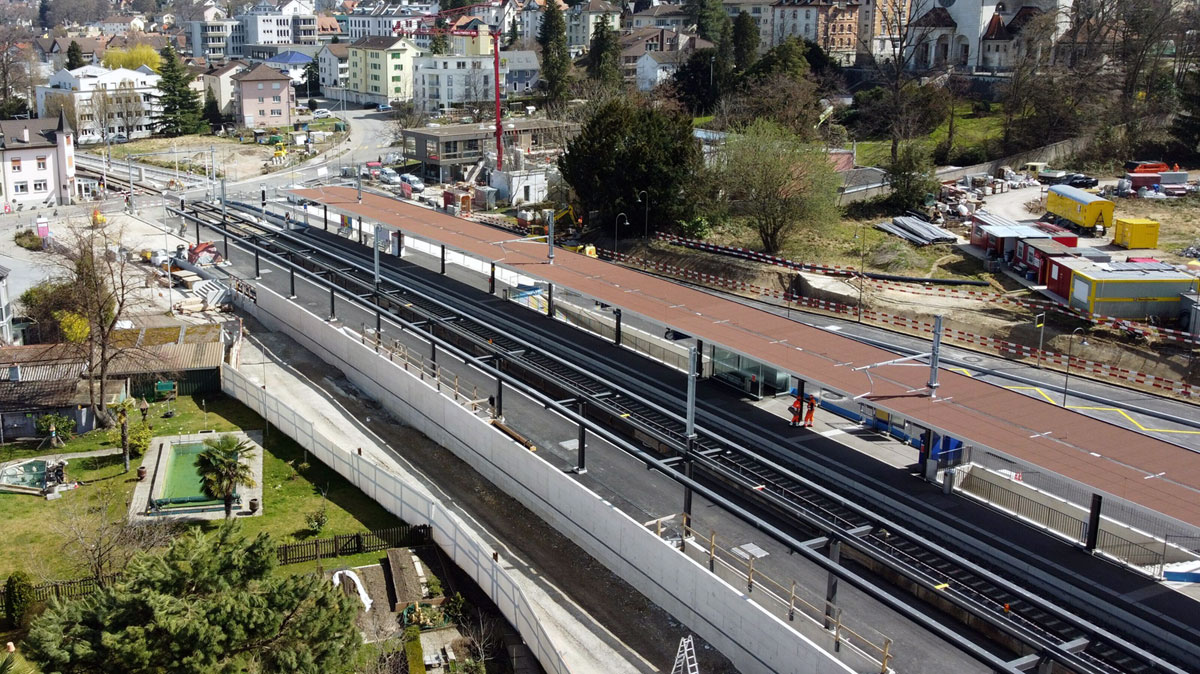 Drohnenfoto Bahnhof Rorschach Stadt_SBB CFF FFS_2021