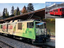 H0m MOB GDe 44 6006 Aigle les Murailles RhB Bernina ABe 44 46_Bemo_6 21