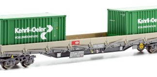 HR6498 SBB Rungenwagen Res mit Kehrli & Oeler-Container H0 2_Arwico_30 6 21