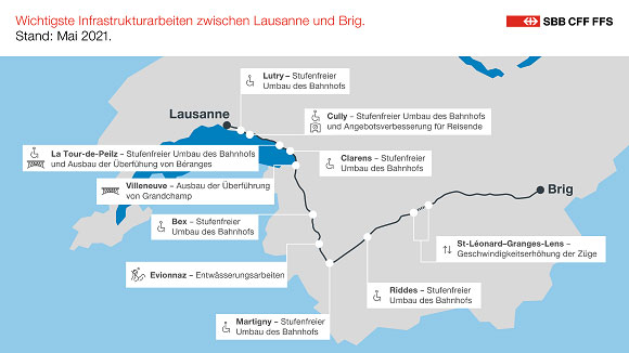Infrastrukturarbeiten Lausanne Brig 2021_SBBCFF FFS_7 21