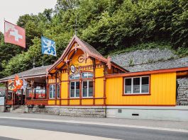 Brienz Rothorn Bahn Talstation Brienz in neuem Kleid_BRB_8 21