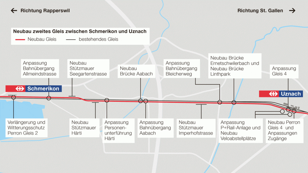 Grafik-Projektuebersicht Doppelspurausbau Uznach-Schmerikon_SBB CFF FFS_8 21