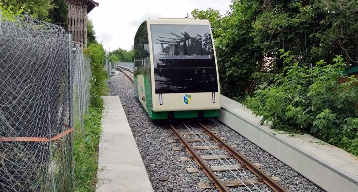 Standseilbahn Cossonay-ville Penthalaz Betrieb wieder aufgenommen_MBC_8 21