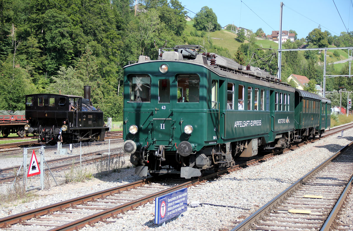 Dampflok Triebwagen Eurovapor Bahnhof Bauma_DVZO Hugo Wenger_18 8 19