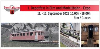 Depotfest Elm internationaler Modellbahn-Expo_Sernftalbahn