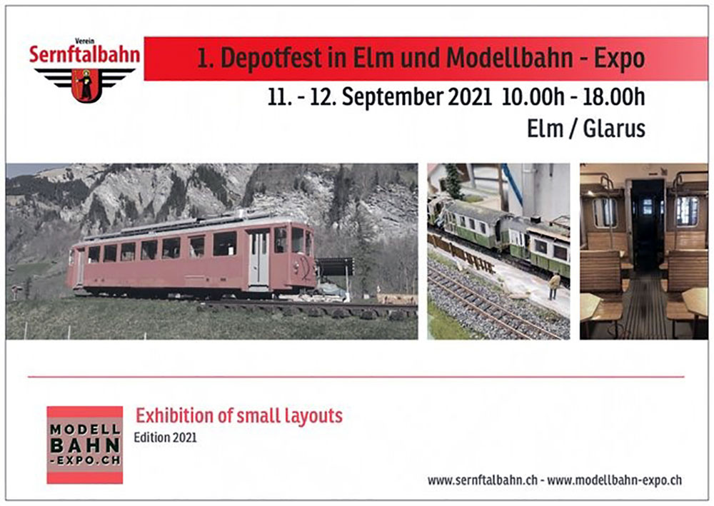 Depotfest Elm internationaler Modellbahn-Expo_Sernftalbahn