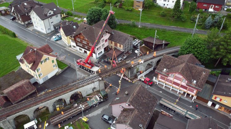 Appenzell Weissbadstrasse Einbau-Hilfsbruecke_AB_1 7 21