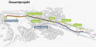 Glattalbahn-Verlaengerung Kloten Lageplan-Gesamtprojekt_VBG_2021