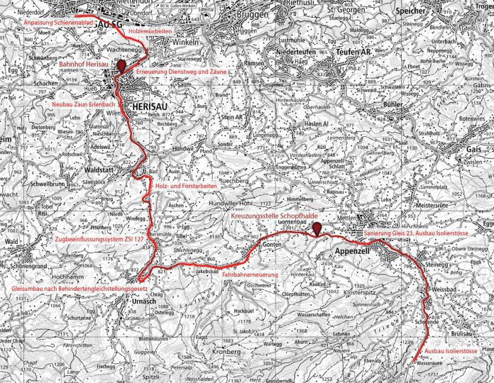 Uebersicht-Bauarbeiten Gossau Wasserauen 2021_AB_22 9 21