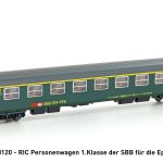 Kato N K23120 SBB RIC-Wagen neues Logo 1 Kl Am 2_Lemke_11 21