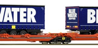 Roco H0 77387 Wascosa Doppeltaschen-Gelenkwagen Sdggmrs 738 T3000e Wechselbruecken Blue Water_Modelleisenbahn GmbH_13 12 21