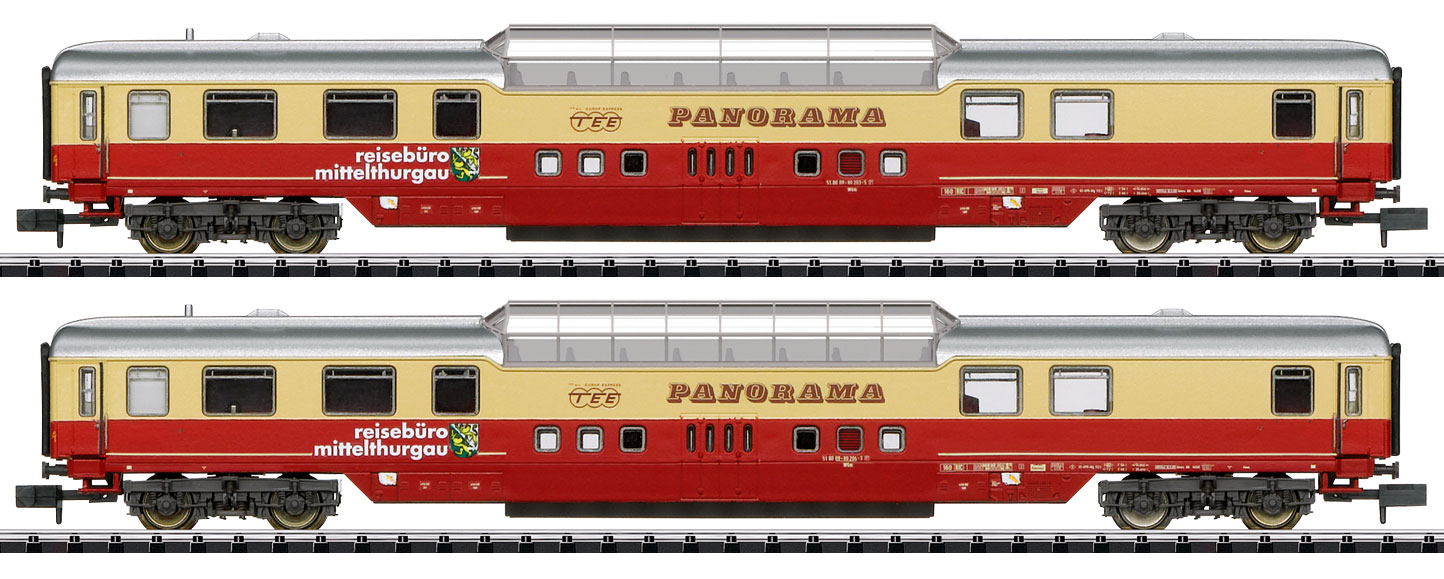 T18712-Minitrix-N Panoramawagen Aussichtswagen WGm Reisebuero Mittelthurgau_Maerklin_01 22