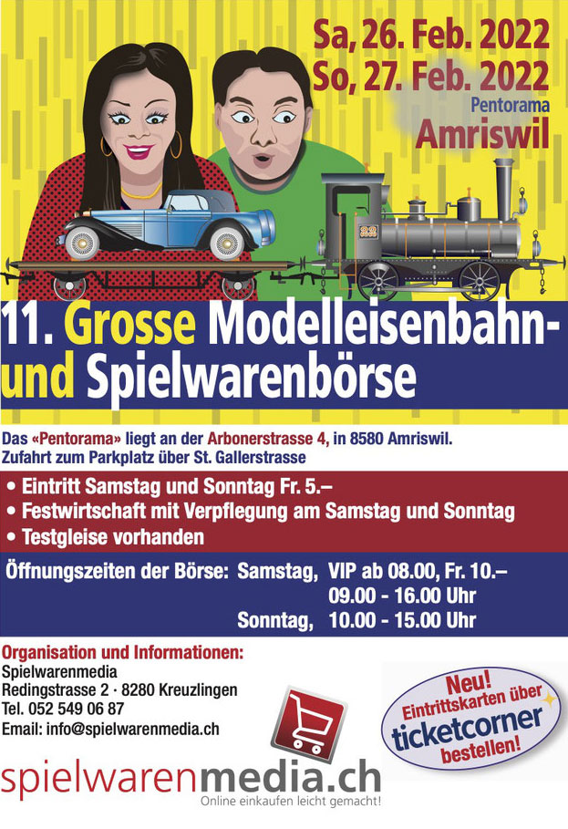 11 Grosse Modelleisenbahn- Auto Spielzeug Boerse Amriswil_Spielwarenmedia ch