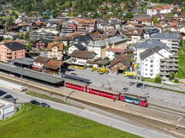 Bahnhof Bahnhofplatz Schiers_RhB_3 10 19