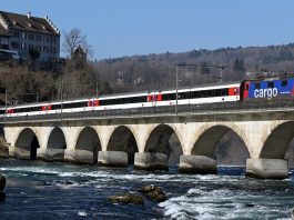 Eurocity-Flotte Schloss Laufen Rheinfall_SBB CFF FFS