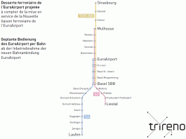 Geplante Bedienung des Euroairport per Bahn Liniennetz_Trireno_3 22