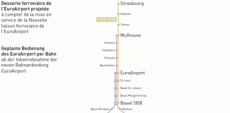 Geplante Bedienung des Euroairport per Bahn Liniennetz_Trireno_3 22