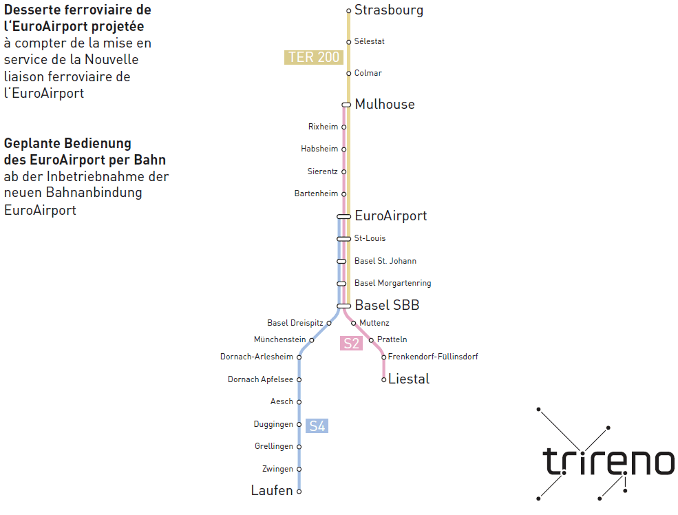 Geplante Bedienung des Euroairport per Bahn Liniennetz_Trireno_3 22