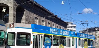 VBZ Tram 2000 Be 46 2062 Ukraine_Sandro Hartmeier_14 3 22