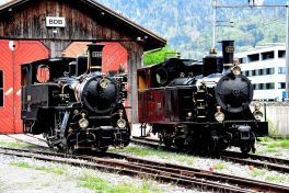 Rückführung der Dampflok 1068» der Brünig Dampfbahn nach Revision