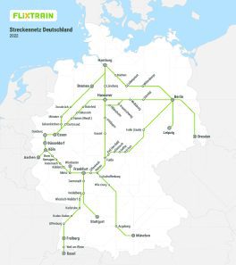 Erste internationale Flixtrain-Verbindung auf der Strecke Berlin – Basel 