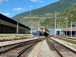 Rangierbahnhof Brig Rangierunfall Zisternenwagen_Kapo VS_6 7 22