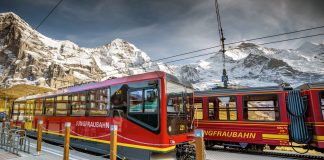 JB Kleine-Scheidegg neue alte Zugkomposition_Jungfraubahnen Management