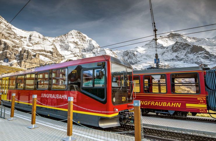 JB Kleine-Scheidegg neue alte Zugkomposition_Jungfraubahnen Management