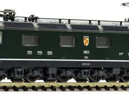 Fleischmann N 734120 gruene SBB Re 66 11653 Guemligen_Modelleisenbahn GmbH_29 9 22