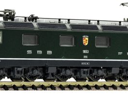 Fleischmann N 734120 gruene SBB Re 66 11653 Guemligen_Modelleisenbahn GmbH_29 9 22