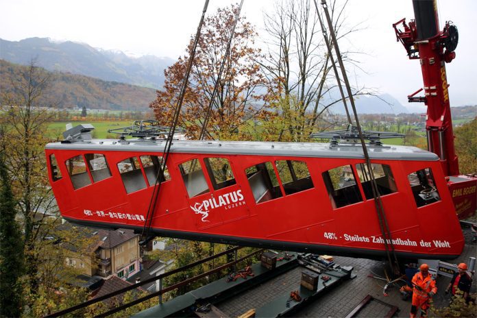 Abtransport Bhe 12 21 Alpnachstad_Pilatus-Bahnen_14 11 22