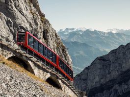 Stadler Triebwagen Zahnradbahn Eselwand_Pilatus-Bahnen_12 10 22