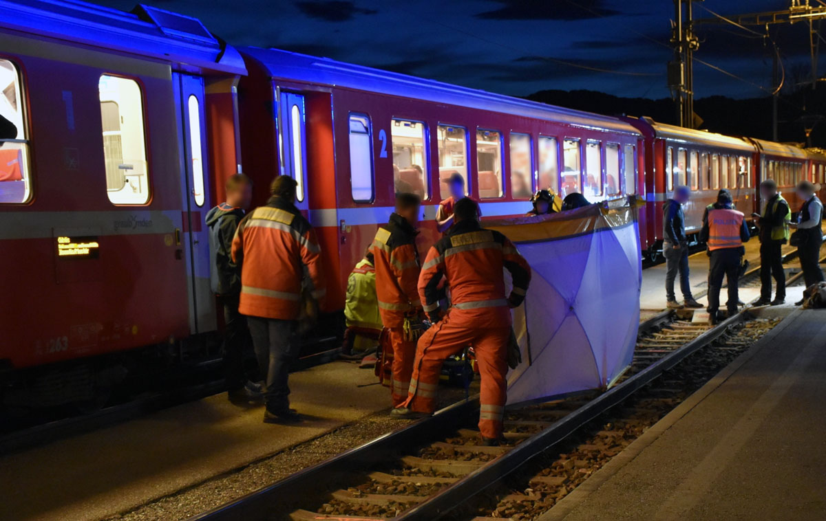 Unfall Bahnhof Saas im Praettigau_Kapo GR_ 30 10 22
