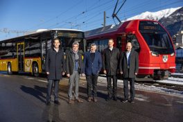 Mehr Bahn und Bus im Kanton Graubünden im Fahrplan 2023