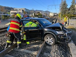 Freienbach Selbstkollision endet Bahngleis SOB_Kapo SZ_18 3 23