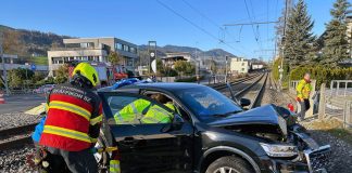 Freienbach Selbstkollision endet Bahngleis SOB_Kapo SZ_18 3 23