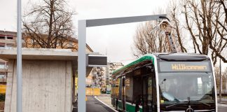 Kleinhueningen Haltestelle E-Bus Ladestation_BVB_14 3 23