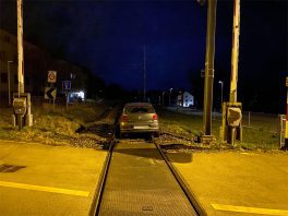 Kreuzlingen Bernrain: Alkoholisierter Autofahrerin verunfallt auf Bahnübergang
