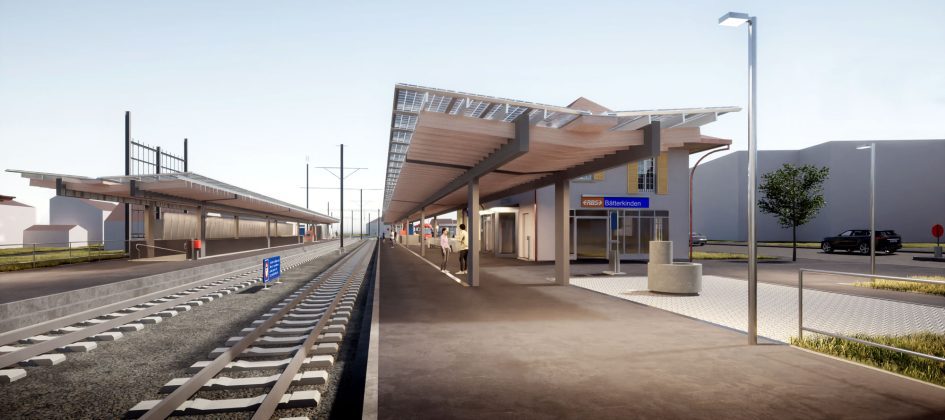 Neuer Bahnhof Baetterkinden Perron Visualisierung_RBS_8 3 23