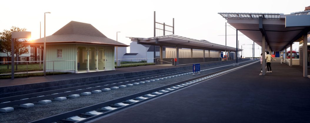 Neuer Bahnhof Baetterkinden Wartehaus Visualisierung_RBS_8 3 23