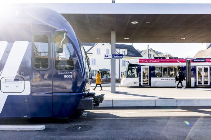 Bahnhof Dietikon Bremgarten Dietikon Bahn Limmattalbahn_AVA_2023