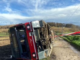 Entgleisgung Luescherz ASm-GTW Be 26 506_Feuerwehr Biel_31 3 23