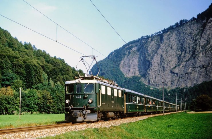 Schnellzug 1980 Jahre RhB Klus_Bernhard Studer