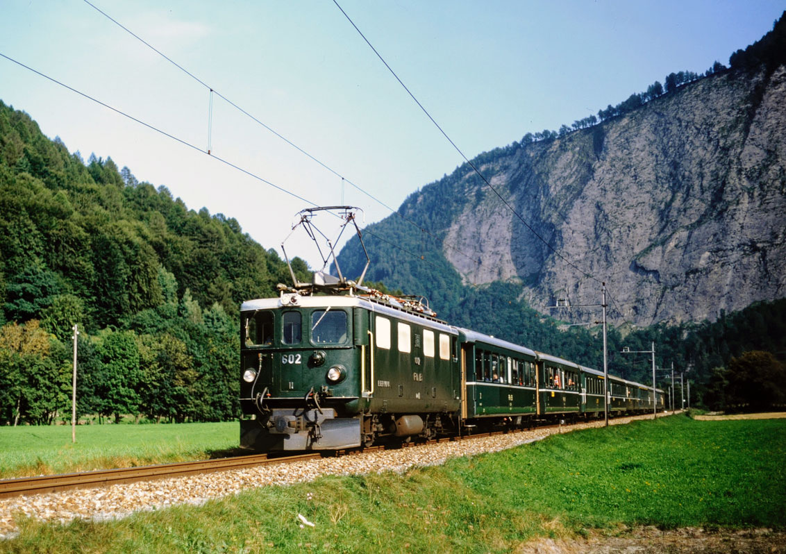 Schnellzug 1980 Jahre RhB Klus_Bernhard Studer