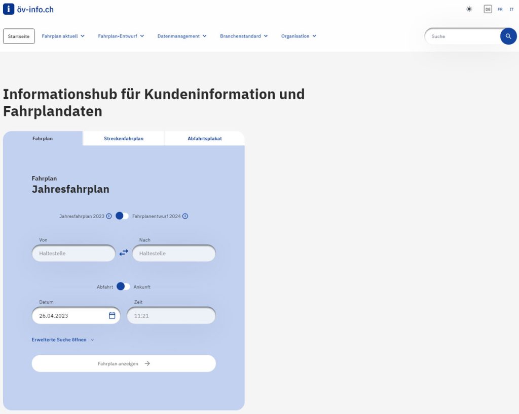 oev-info-ch-Webseite_Systemaufgaben Kundeninformation