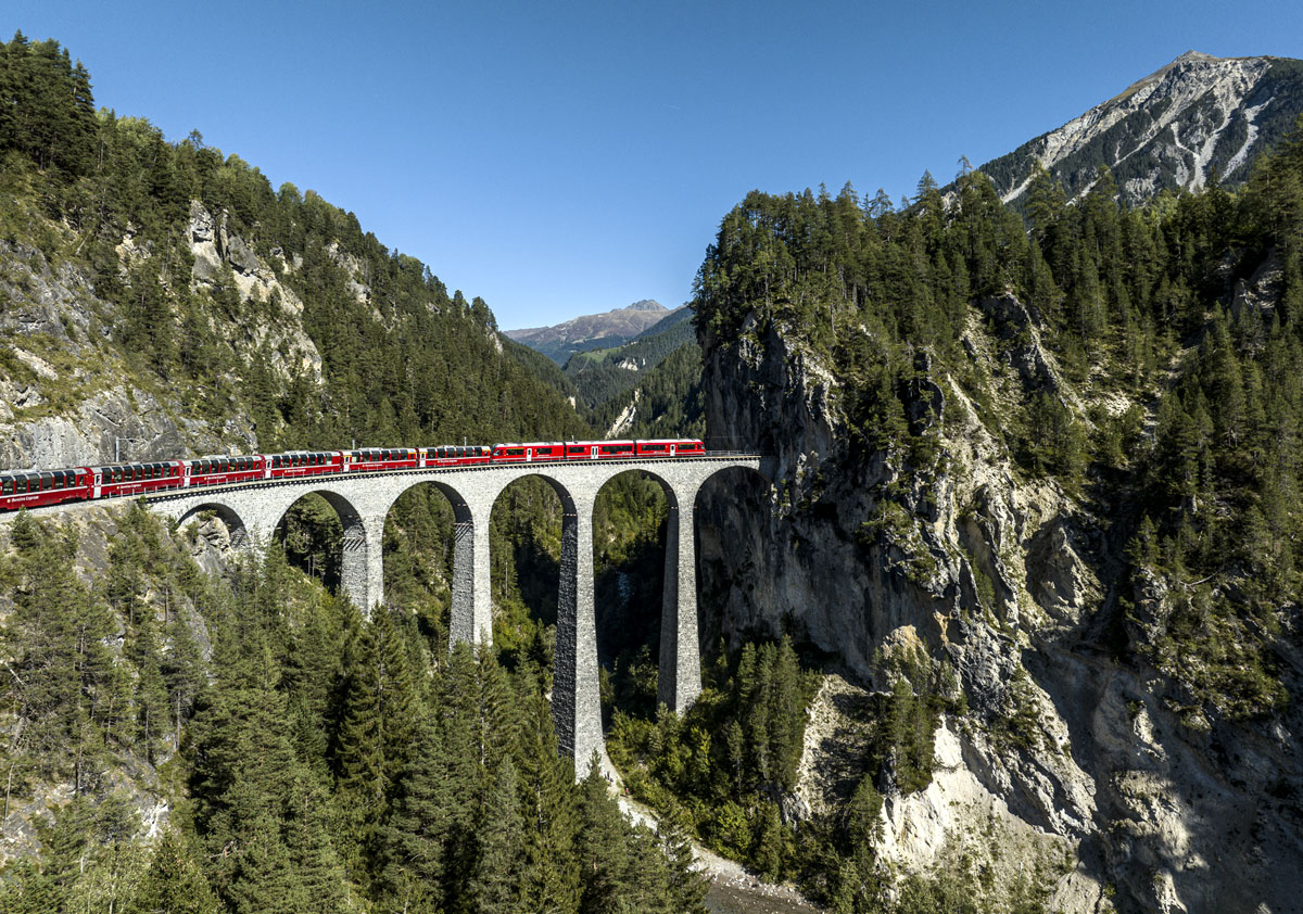 Bernina Express Landwasserviadukt_RhB