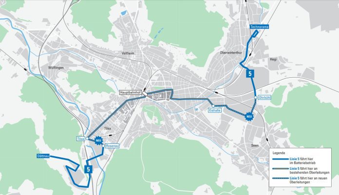 Grafik Elektrifizierung 5 Stadtplan Stadtbus_Stadt Winterthur_6 23
